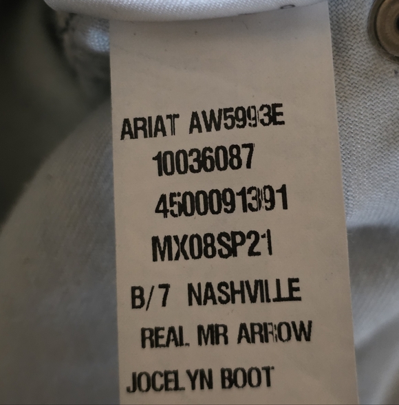 Ariat Jocelyn Bootcut Jeans Dark Wash Mid Rise Western Denim Women’s 32S C95 - Picture 9 of 16